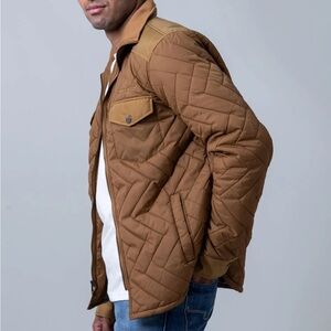 Kimes Ranch Brown Quilted Jacket